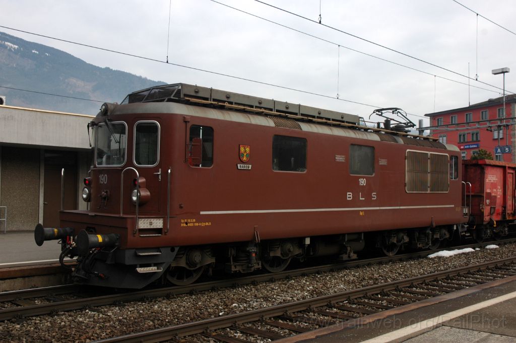 3440-0043-070115.jpg - BLS Re 4/4 190 "Raron" / Arth-Goldau 7.1.2015