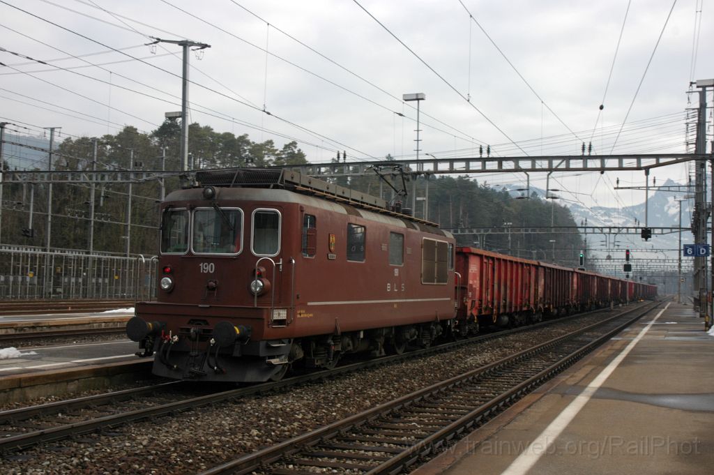 3441-0021-070115.jpg - BLS Re 4/4 190 "Raron" / Arth-Goldau 7.1.2015