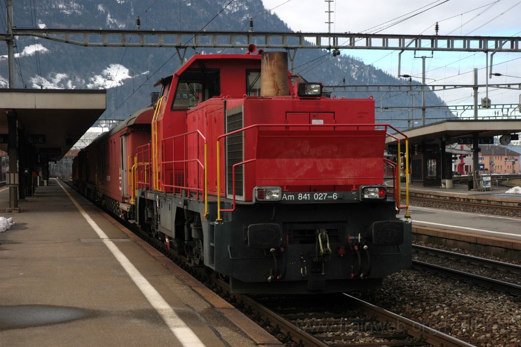 3449-0009-070115.jpg - SBB-CFF Am 841.027-6 / Arth-Goldau 7.1.2015