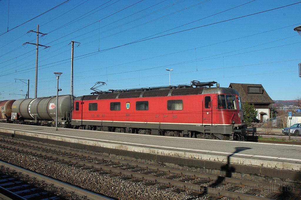 3462-0043-130115.jpg - SBB-CFF Re 6/6 11607 "Wattwil" / Pratteln 13.1.2015