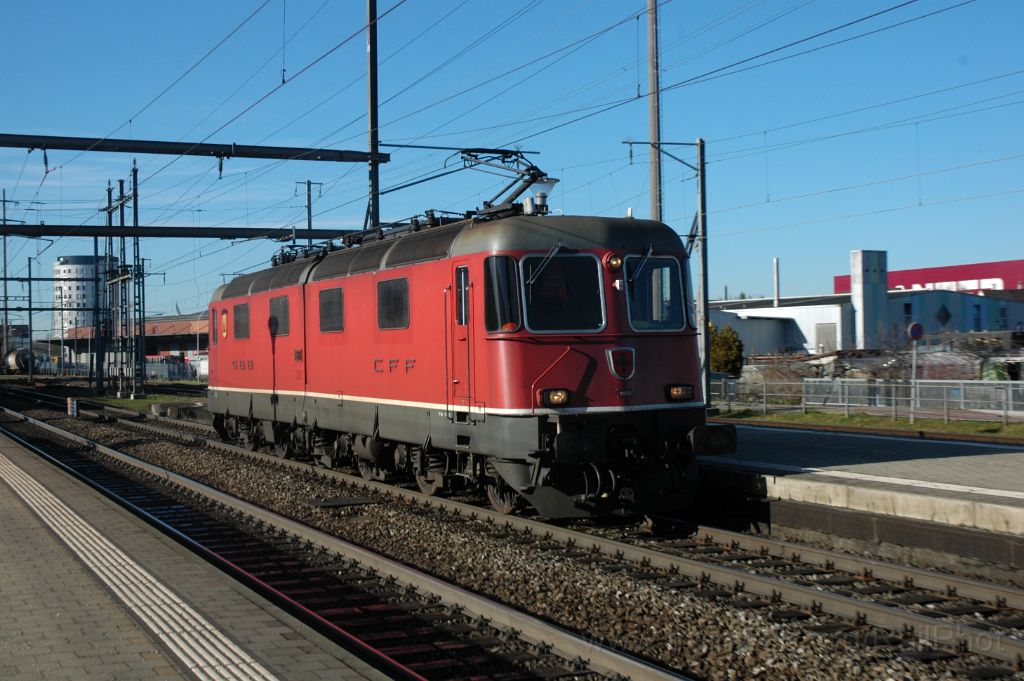 3464-0045-130115.jpg - SBB-CFF Re 6/6 11601 "Wolhusen" / Pratteln 13.1.2015
