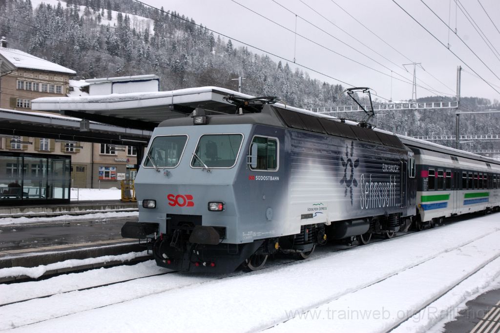 3490-0019-300115.jpg - SOB Re 446.017-6 "Ein Hauch Sehnsucht" / Wattwil 30.1.2015