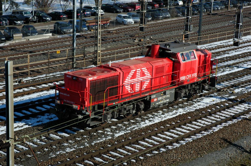 3497-0049-100215.jpg - SBB-CFF Am 843.019-1 / Zürich-Mülligen 10.2.2015