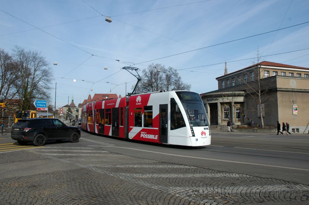 3503-0011-130215.jpg - BernMobil Be 4/8 666 "Huawei" / Helvetiaplatz 13.2.2015