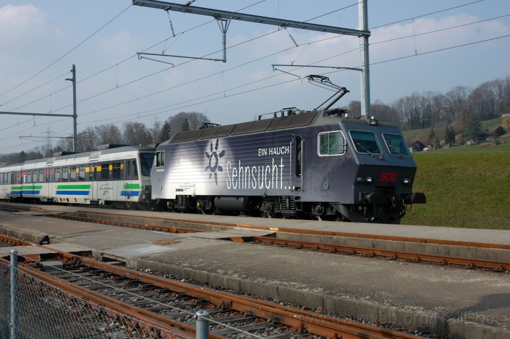 3511-0025-140315.jpg - SOB Re 446.017-6 "Ein Hauch Sehnsucht" / Kaltbrunn 14.3.2015