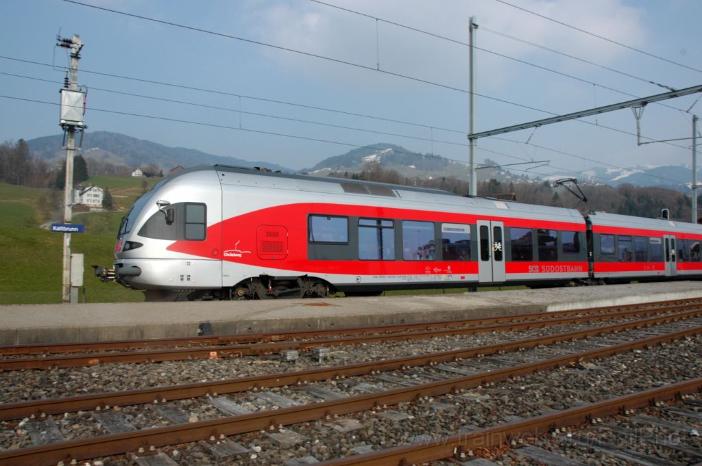 3512-0006-140315.jpg - SOB RABe 526.042-7 "Chrüzberg" / Kaltbrunn 14.3.2015