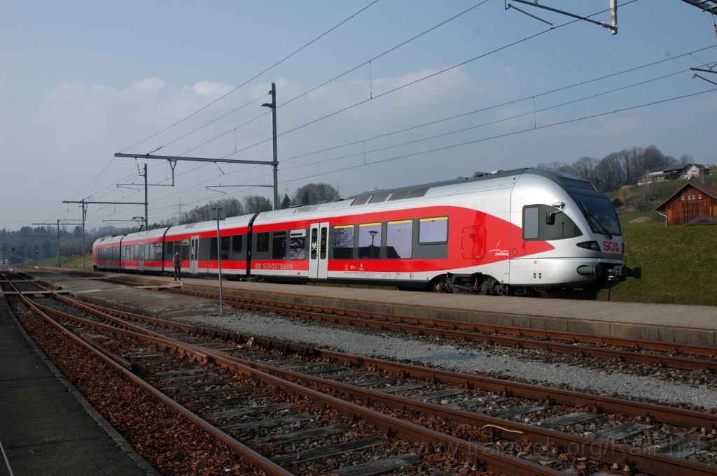 3512-0008-140315.jpg - SOB RABe 526.042-7 "Chrüzberg" / Kaltbrunn 14.3.2015