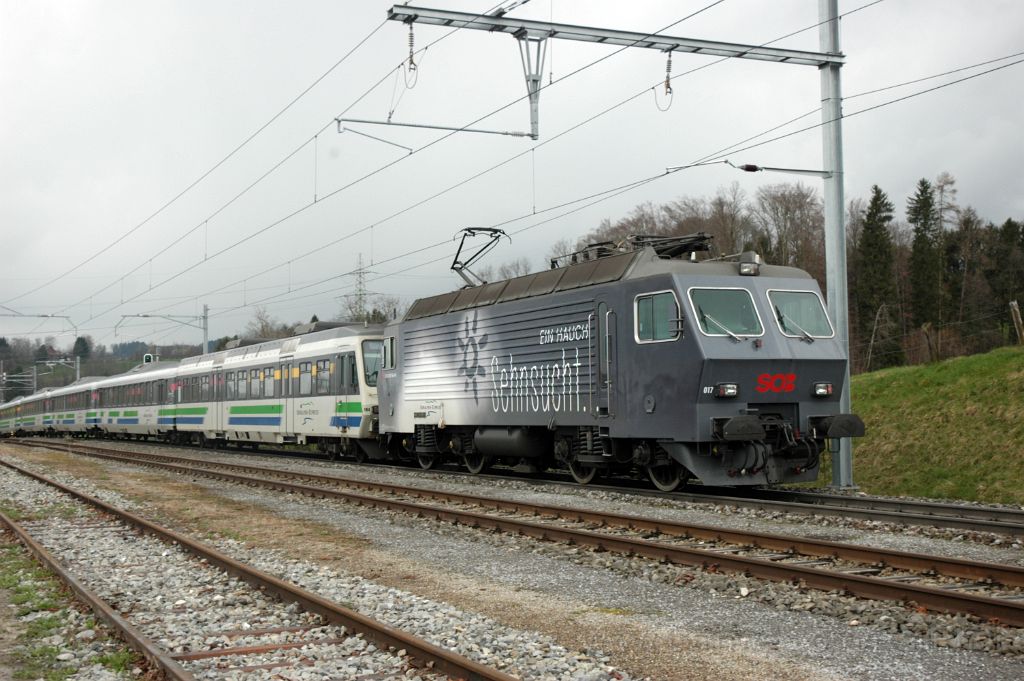 3523-0009-270315.jpg - SOB Re 446.017-6 "Ein Hauch Sehnsucht" / Kaltbrunn 27.3.2015