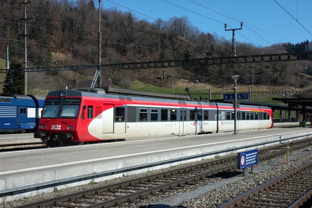 3523-0026-280315.jpg - SOB ABt 172 + RBDe 566.072-5 / Ziegelbrücke 28.3.2015