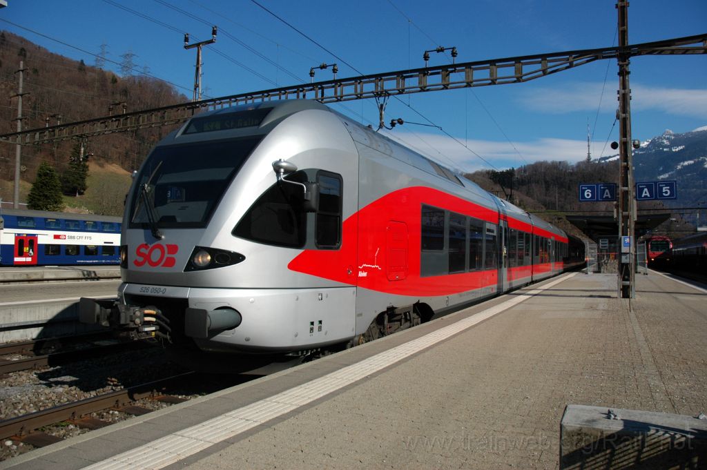 3526-0006-280315.jpg - SOB RABe 526.050-0 "Alvier" / Ziegelbrücke 28.3.2015