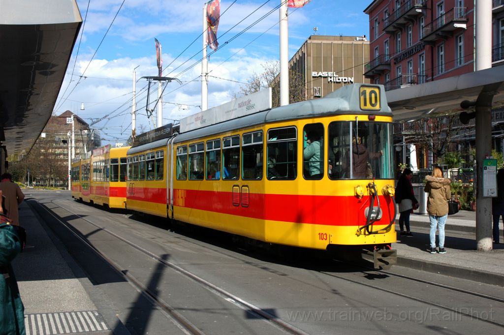 3533-0001-050415.jpg - BLT Be 4/8 222 + Be 4/6 103 / Centralbahnplatz 5.4.2015
