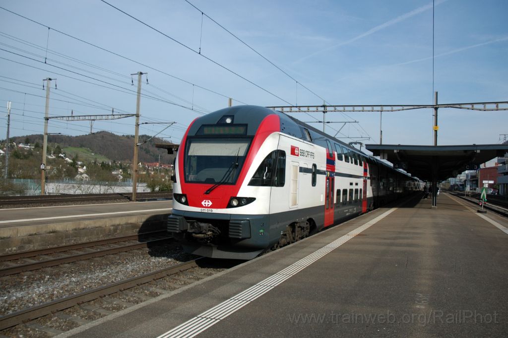 3538-0010-100415.jpg - SBB-CFF RABe 511.019 / Killwangen-Spreitenbach 10.4.2015