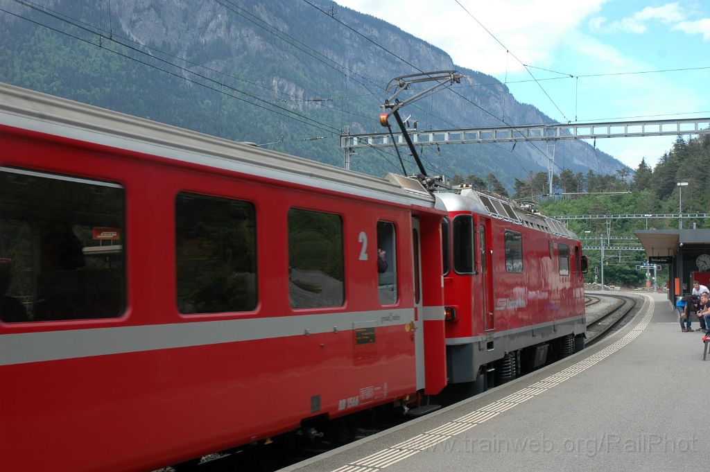 3551-0035-160515.jpg - RhB Ge 4/4'' 612 "Thusis" / Reichenau - Tamins 16.5.2015