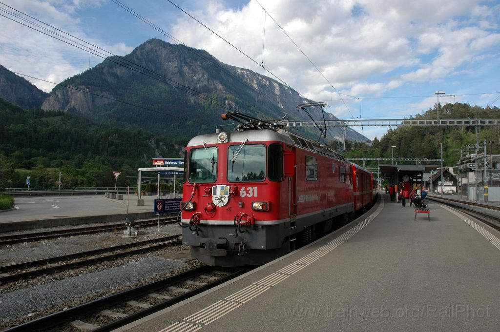3553-0033-160515.jpg - RhB Ge 4/4'' 631 "Untervaz" / Reichenau - Tamins 16.5.2015