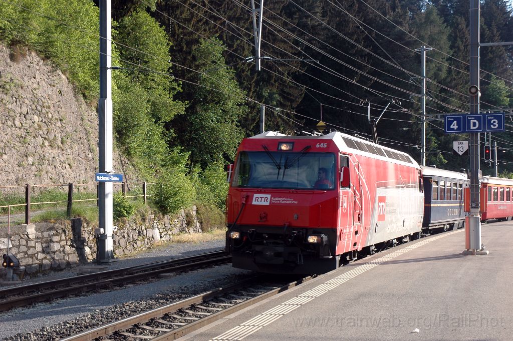 3554-0029-160515.jpg - RhB Ge 4/4''' 645 "Tujetsch" / Reichenau - Tamins 16.5.2015
