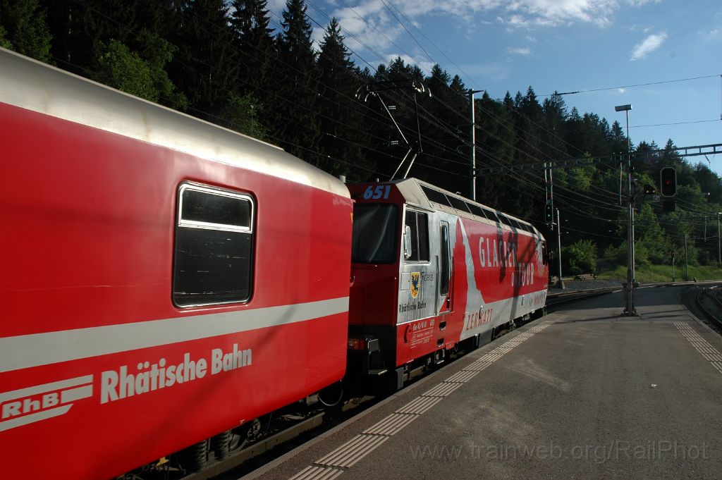 3555-0011-160515.jpg - RhB Ge 4/4''' 651 "Fideris" / Reichenau - Tamins 16.5.2015