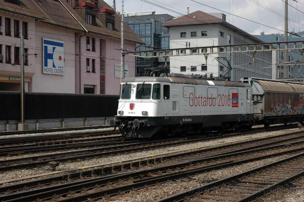 3606-0046-190615.jpg - SBB-CFF Re 420.268-5 "Gottardo 2016" / Olten 19.6.2015