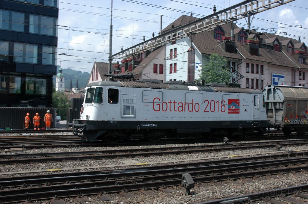 3607-0002-190615.jpg - SBB-CFF Re 420.268-5 "Gottardo 2016" / Olten 19.6.2015