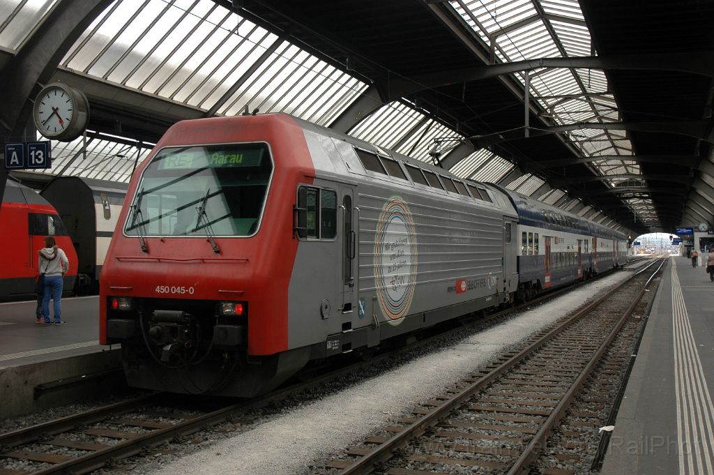 3609-0019-200615.jpg - SBB-CFF Re 450.045-0 "Feldbach" / Zürich HB 20.6.2015