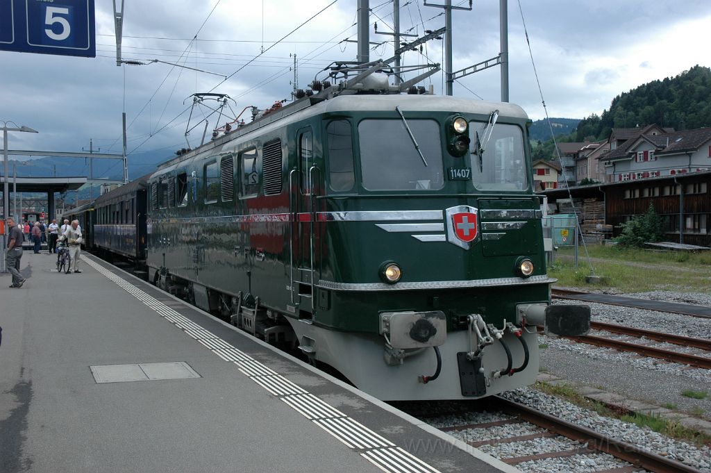 3612-0019-200615.jpg - SBB-CFF Ae 6/6 11407 "Aargau" / Wattwil 20.6.2015