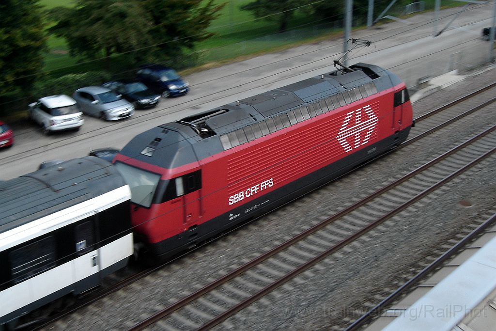 DSC07038.JPG - SBB-CFF Re 460.118-3 "Gottardo" / Zürich-Mülligen 30.7.2015