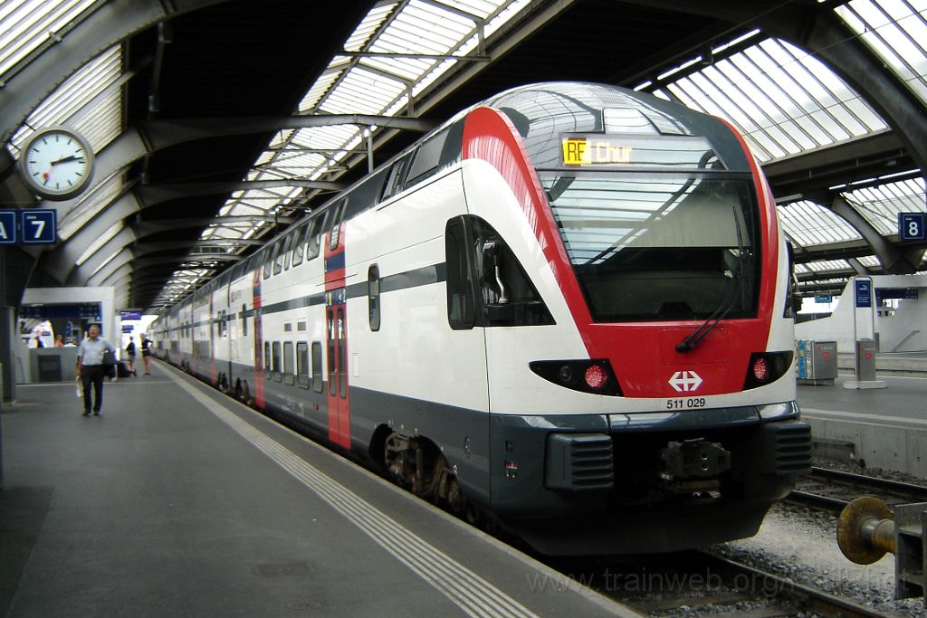 3651-0021-170815.jpg - SBB-CFF RABe 511.029 / Zürich HB 17.8.2015