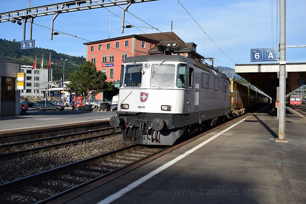 3657-0020-270815.jpg - SBB-CFF Re 420.268-5 "Gottardo 2016" / Arth-Goldau 27.8.2015