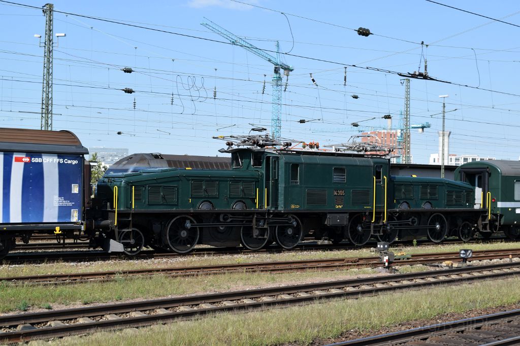 3666-0006-310815.jpg - SBB-CFF Ce 6/8''' 14305 / Basel Badische Bahnhof 31.8.2015