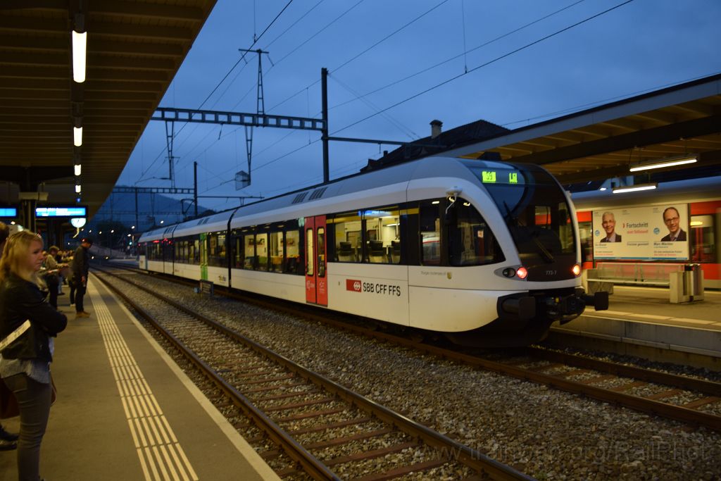 3682-0033-280915.jpg - Thurbo RABe 526.773-7 "Thurgau-Bodensee.ch" / Wattwil 28.9.2015