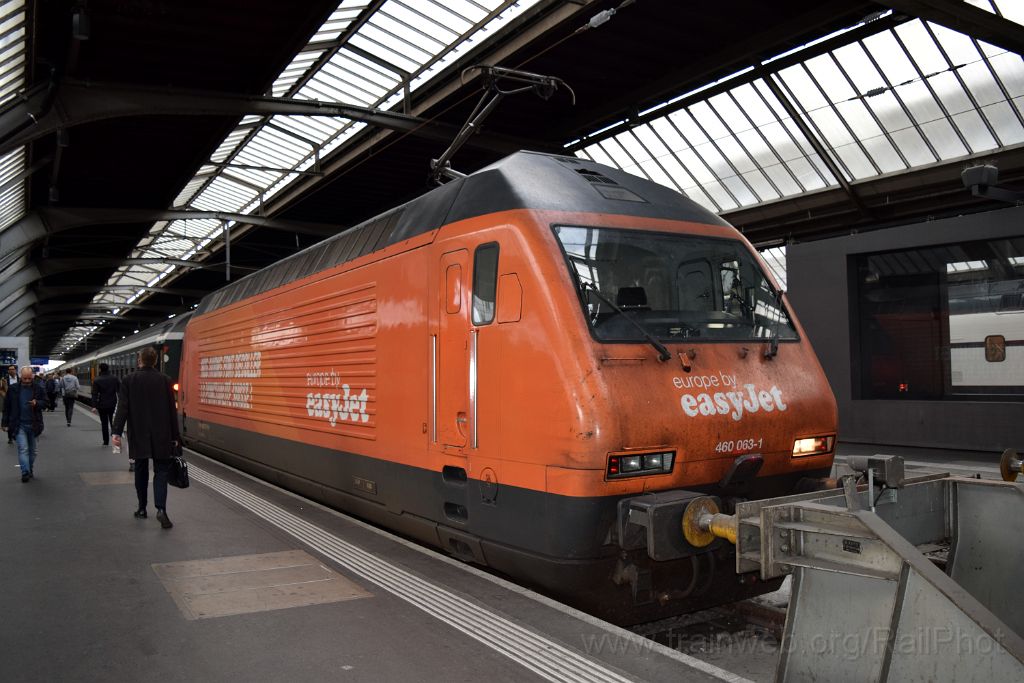 3683-0008-280915.jpg - SBB-CFF Re 460.063-1 "Brunegg" / Zürich HB 28.9.2015