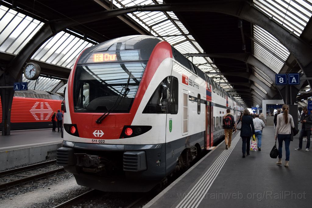 3683-0021-280915.jpg - SBB-CFF RABe 511.022 "St.Gallen" / Zürich HB 28.9.2015