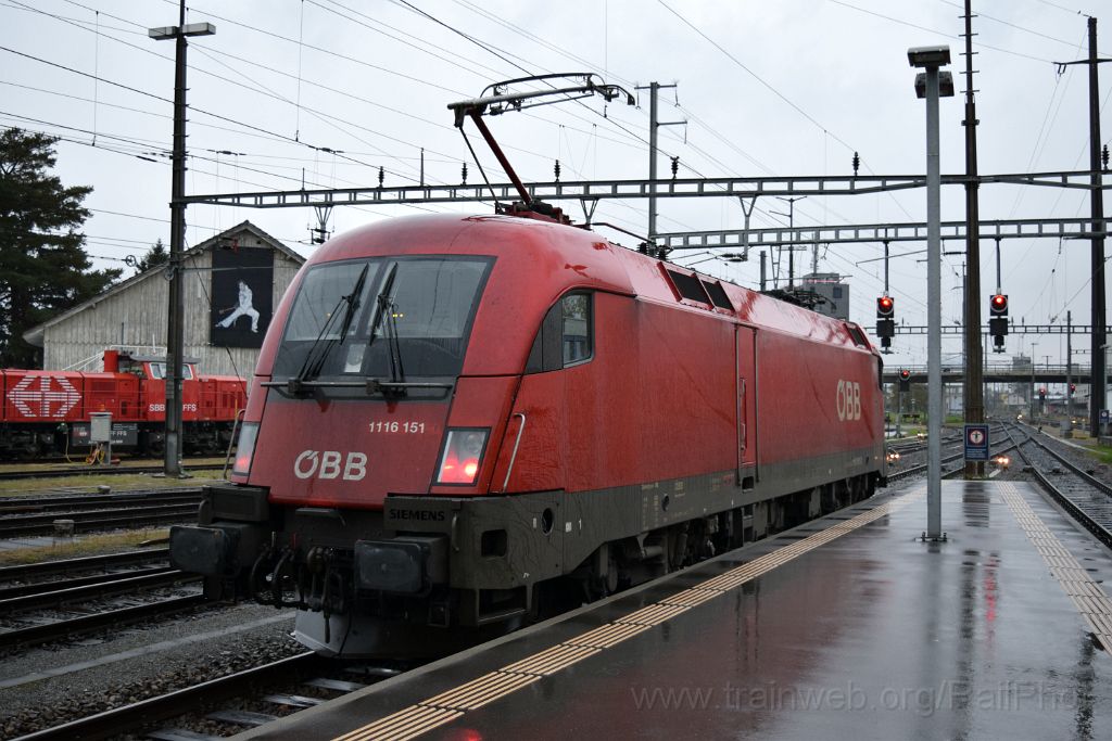 3695-0018-191015.jpg - ÖBB 1116.151 / Buchs SG 19.10.2015