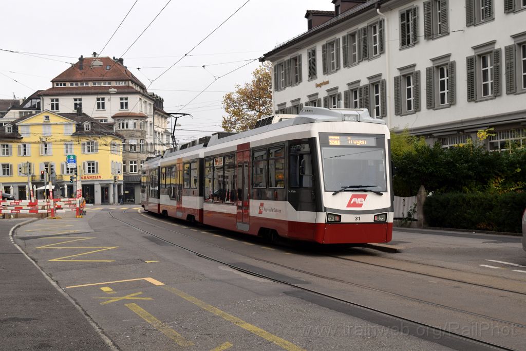 3725-0030-011115.jpg - AB ABe 4/8 31 "Die St.Gallerin" / St.Gallen 1.11.2015