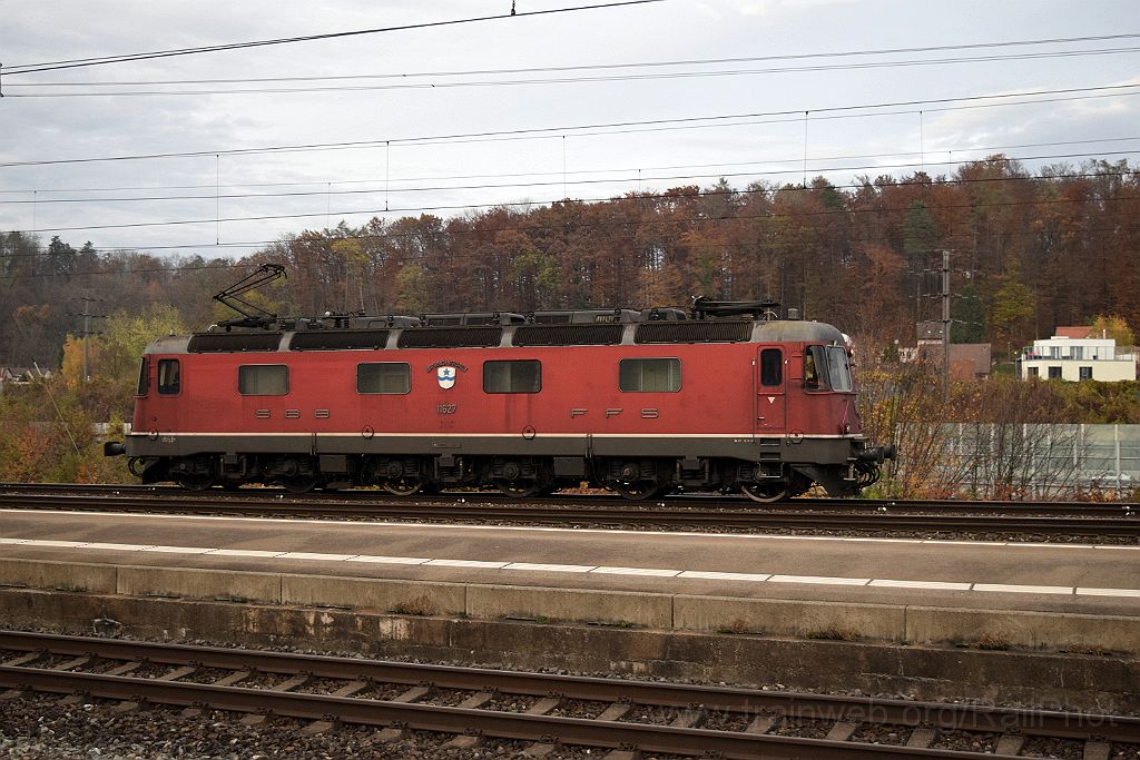 3728-0040-031115.jpg - SBB-CFF Re 6/6 11627 "Luterbach-Attisholz" / Killwangen-Spreitenbach 3.11.2015