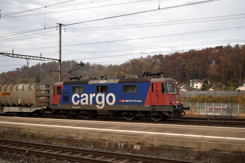 3729-0008-031115.jpg - SBB-CFF Re 420.160-4 / Killwangen-Spreitenbach 3.11.2015