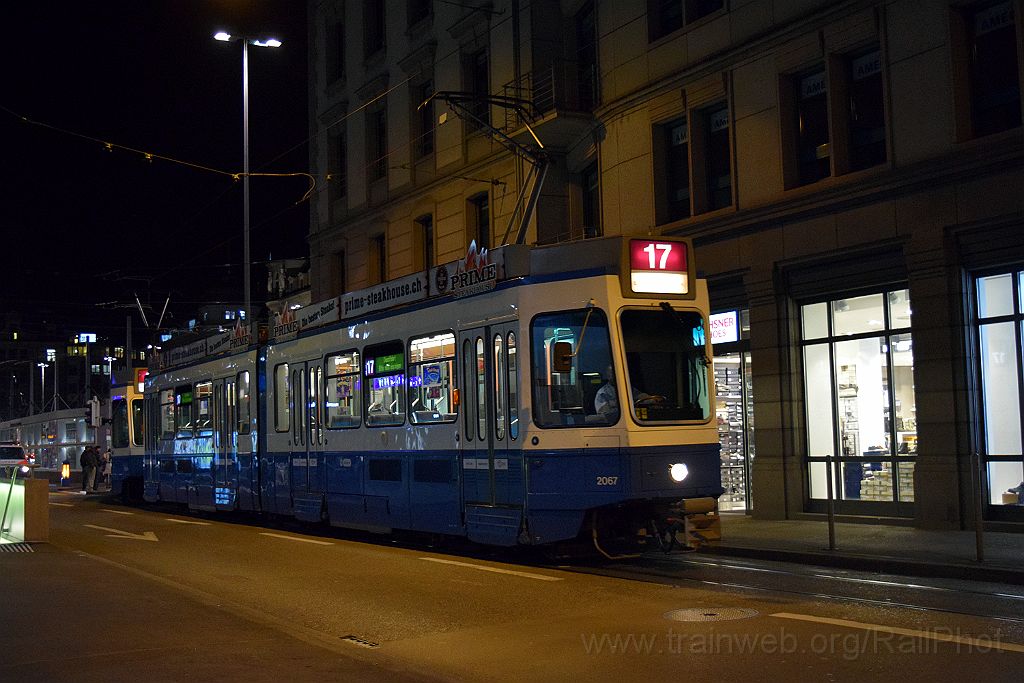 3734-0015-041115.jpg - VBZ Be 4/6'' 2067 / Zürich HB 4.11.2015