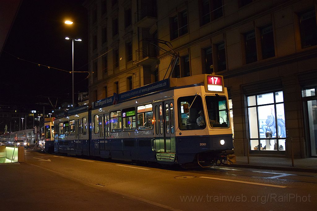 3734-0044-041115.jpg - VBZ Be 4/6'' 2061 / Zürich HB 4.11.2015