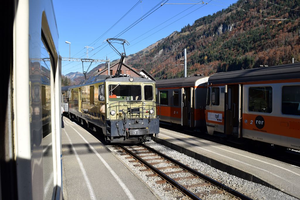 3755-0018-081115.jpg - MOB GDe 4/4 6003 "Train du chocolat" / Montbovon 8.11.2015