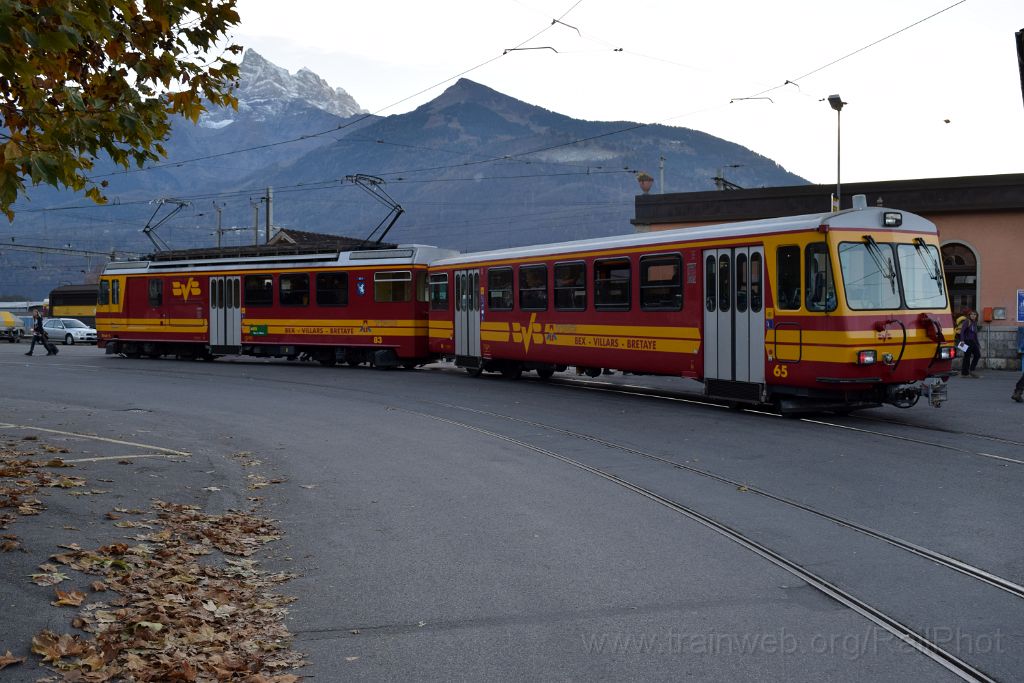 3757-0029-081115.jpg - BVB BDeh 4/4 83 "Bex" + Bt 65 / Bex 8.11.2015