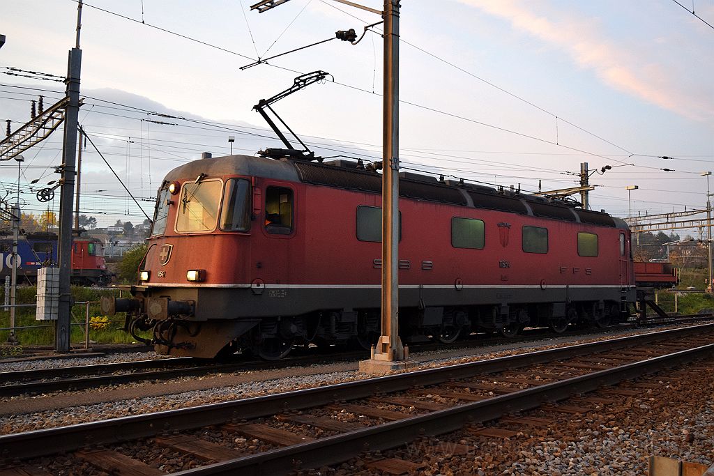 3782-0017-131115.jpg - SBB-CFF Re 6/6 11654 "Villeneuve" / Lausanne-Triage 13.11.2015