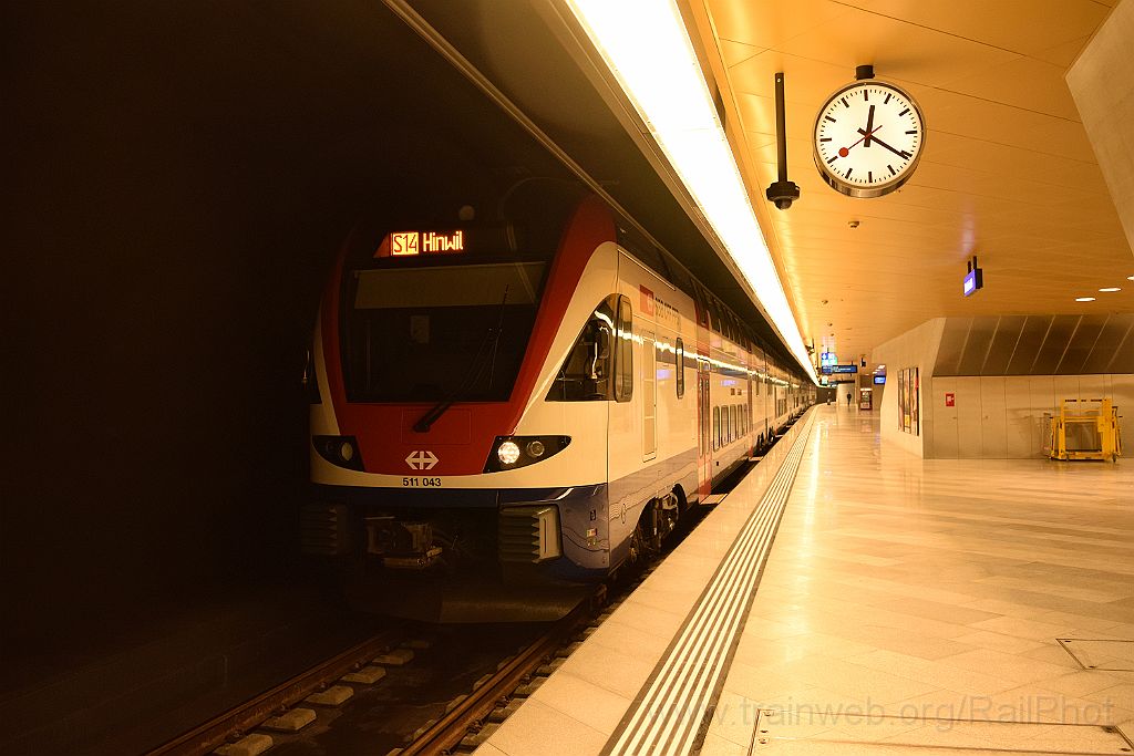 3787-0037-071215.jpg - SBB-CFF RABe 511.043 / Zürich HB 7.12.2015