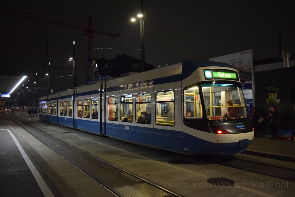 3789-0029-081215.jpg - VBZ Be 5/6 3081 / Bahnhof Oerlikon 8.12.2015