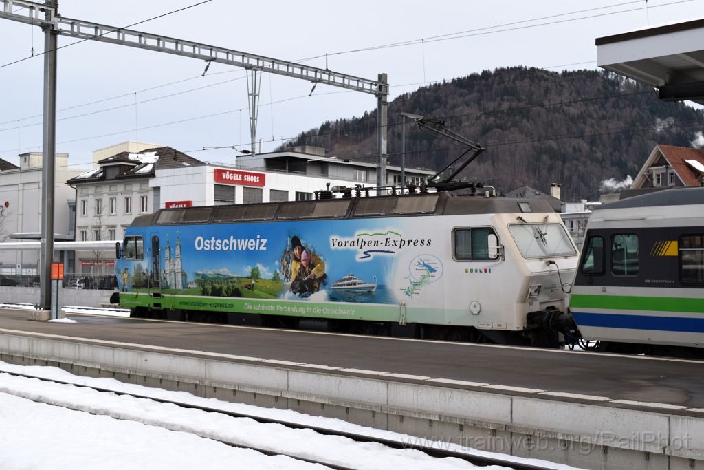 3816-0015-260116.jpg - SOB Re 456.091-8 "Romanshorn" / Wattwil 26.1.2016