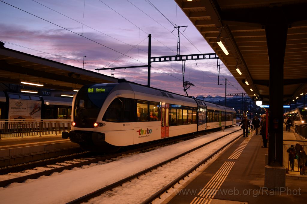 3817-0027-270116.jpg - Thurbo RABe 526.760-4 "myblueplanet" / Wattwil 27.1.2016