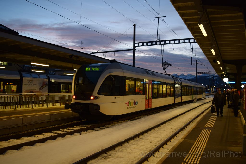 3817-0029-270116.jpg - Thurbo RABe 526.760-4 "myblueplanet" / Wattwil 27.1.2016