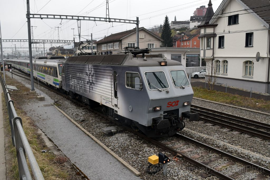 3846-0003-120316.jpg - SOB Re 446.017-6 "Ein Hauch Sehnsucht" / Wattwil 12.3.2016