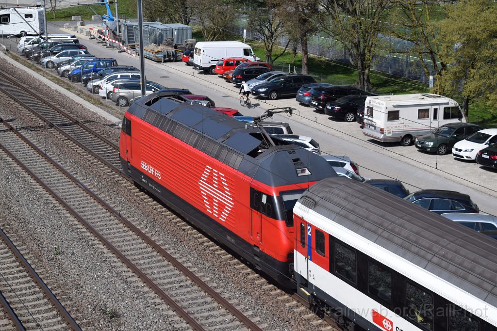 3852-0049-040416.jpg - SBB-CFF Re 460.077-1 "Chunnel" / Zürich-Mülligen 4.4.2016