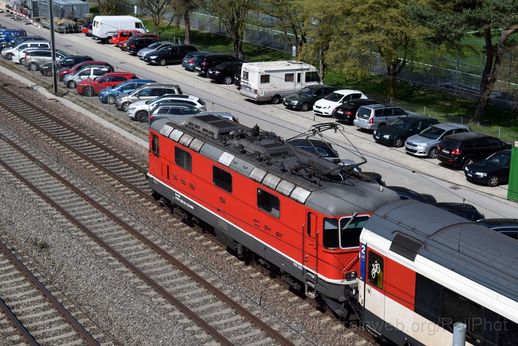 3854-0006-040416.jpg - SBB-CFF Re 4/4'' 11114 / Zürich-Mülligen 4.4.2016