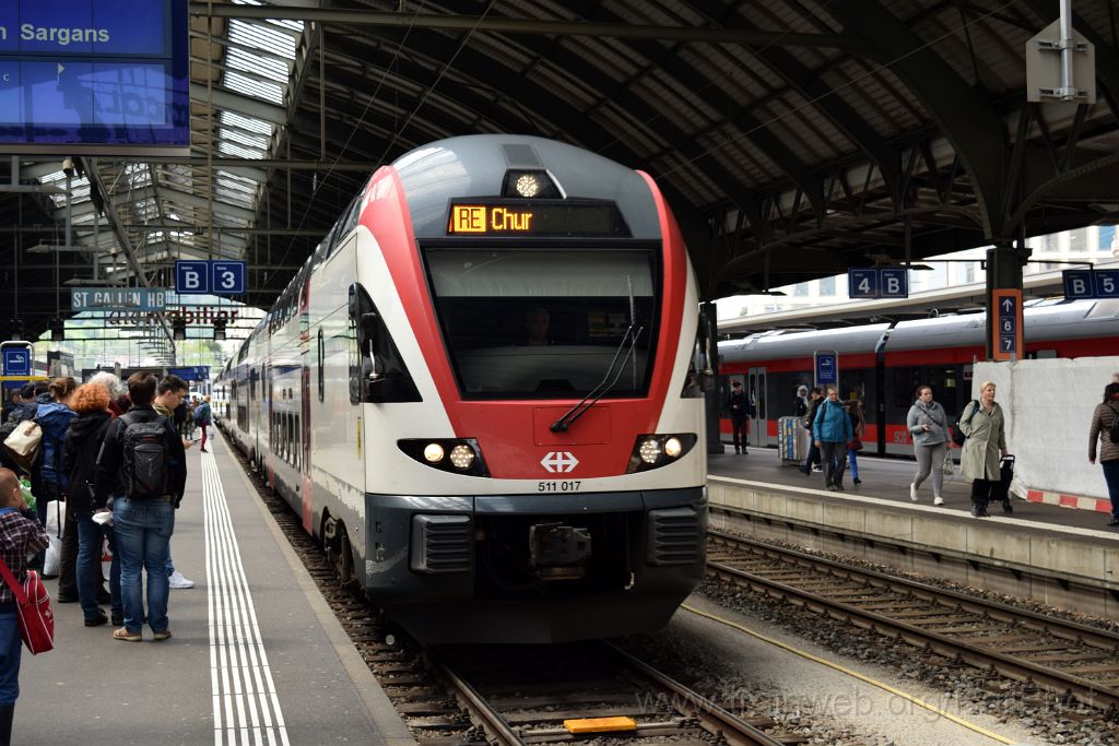 3889-0005-140516.jpg - SBB-CFF RABe 511.017 "Schaffhausen" / St.Gallen 14.5.2016