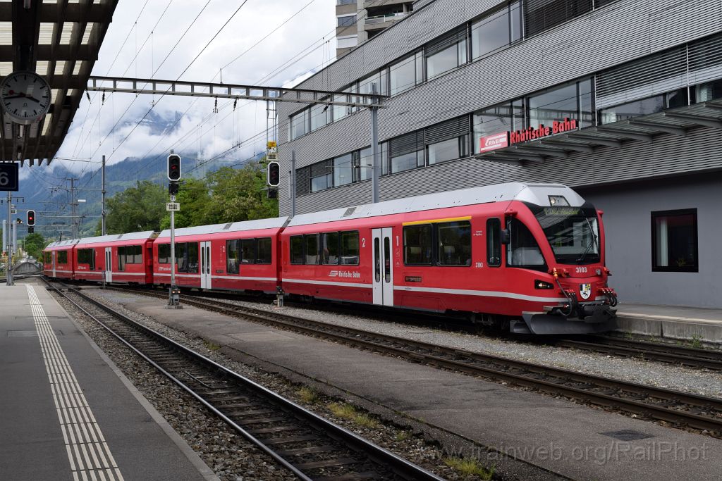 3893-0045-140516.jpg - RhB ABe 4/16 3103 "Hortensia von Gugelberg" / Landquart 14.5.2016